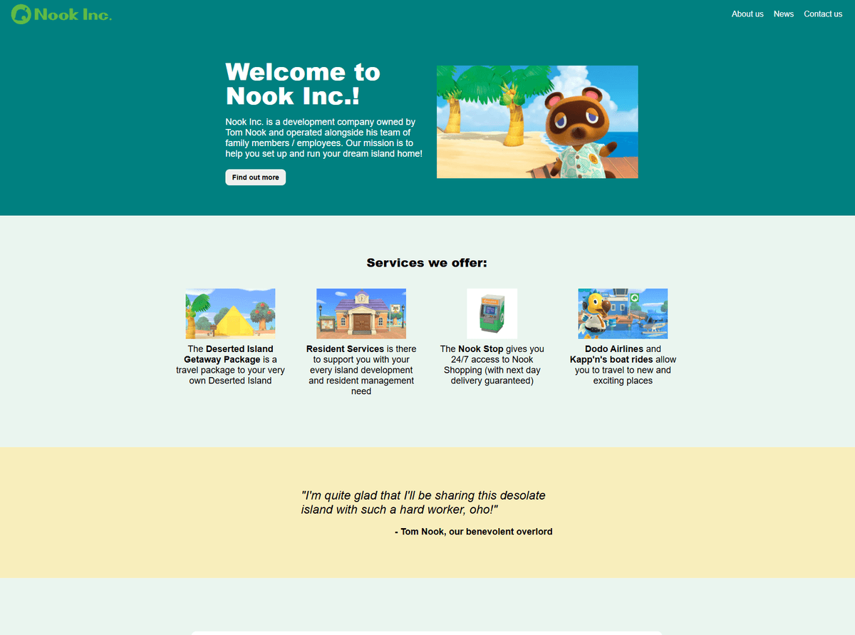 Nook Inc. Homepage